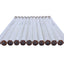 Stabilo Limited Edition Exam Grade 2B Unsharpened Pencils - White.Gold