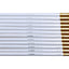 Stabilo Limited Edition Exam Grade 2B Unsharpened Pencils - White.Gold
