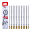 Stabilo Limited Edition Exam Grade 2B Unsharpened Pencils - White.Gold