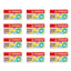 12pcs Stabilo Exam Grade 1191D Colourful Pastel Eraser | Touch of Turquoise