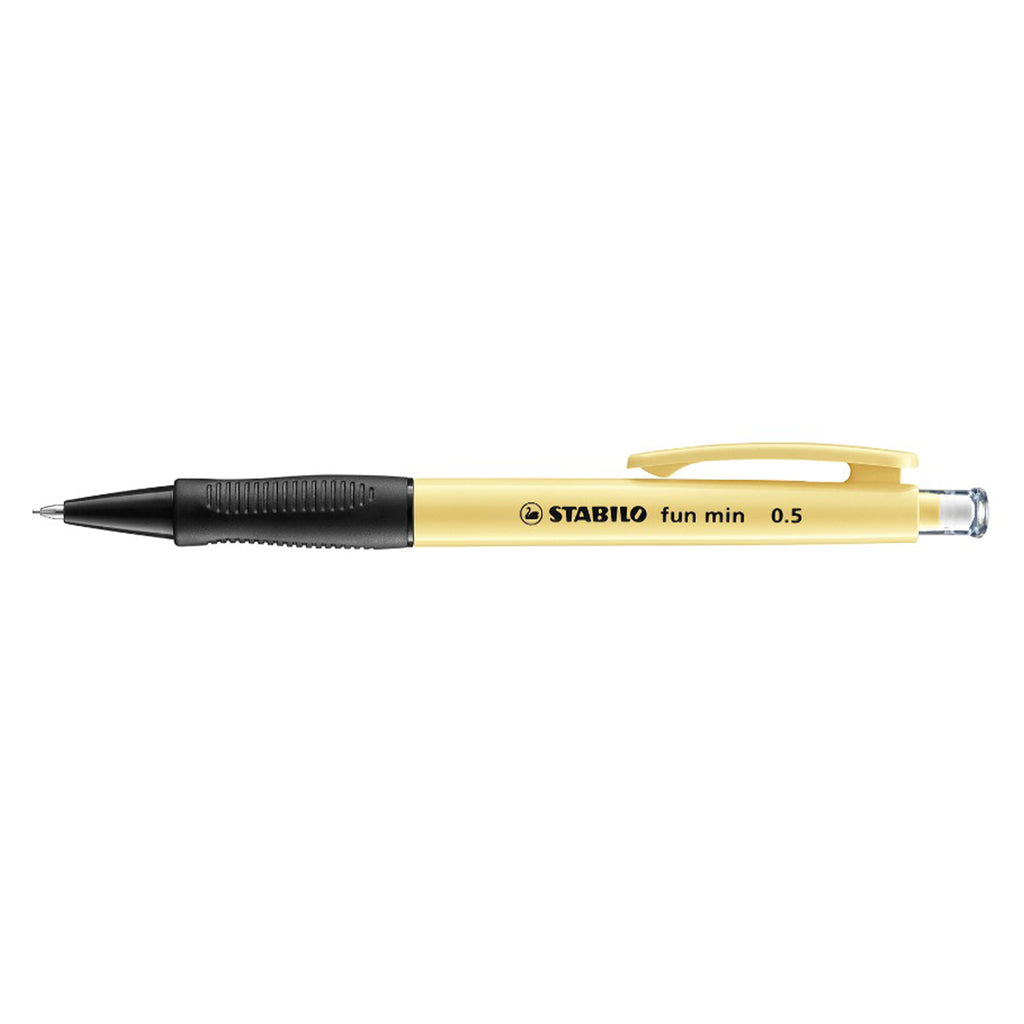 Stabilo Fun Min Mechanical Pencil with Grip | Pastel Yellow 0.5mm