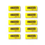 10pcs of Stabilo Legend 1197 Colourful Eraser - Yellow