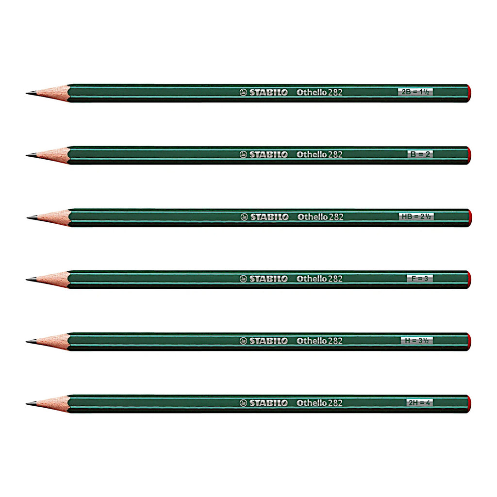 Stabilo Arty Othello Graphite Pencil - Mix Set of 6 Pencils
