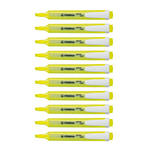 10pcs Stabilo Schwan Swing Cool Pocket Highlighter - Yellow
