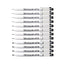 12pcs Zig Kuretake Calligraphy Pen Oblique Tip | Assorted Size