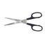 Grabbit 18cm Sharp & Durable Scissors with Black Handle - 9555997902352