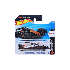 Hot Wheels FORMULA1 | Mclaren Formula 1 Team - Black.Orange (Short Card)