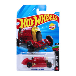 Hot Wheels DROP TOPS | Fiat Beast of Turin - Red.Gold (131/250)