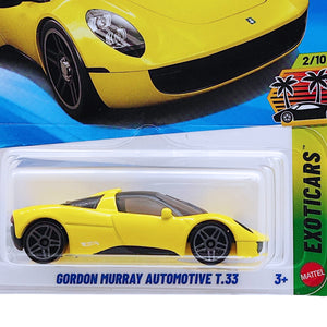 Hot Wheels EXOTICARS | Gordon Murray Automotive T.33 - Yellow (3/250)