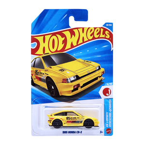 Hot Wheels HW J-IMPORTS | 1985 Honda CR-X - Yellow (89/250)