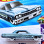 Hot Wheels LAYIN' LOW | '64 Impala - Cyan (95/250)