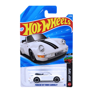 Hot Wheels DROP TOPS | Porsche 911 Turbo Cabriolet - White (52/250)