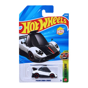 Hot Wheels EXOTICARS | Pagani Zonda Cinque - White (26/250)