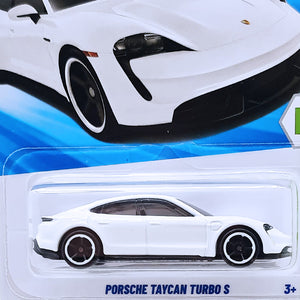 Hot Wheels HW EV | Porsche Taycan Turbo S - White (34/250)