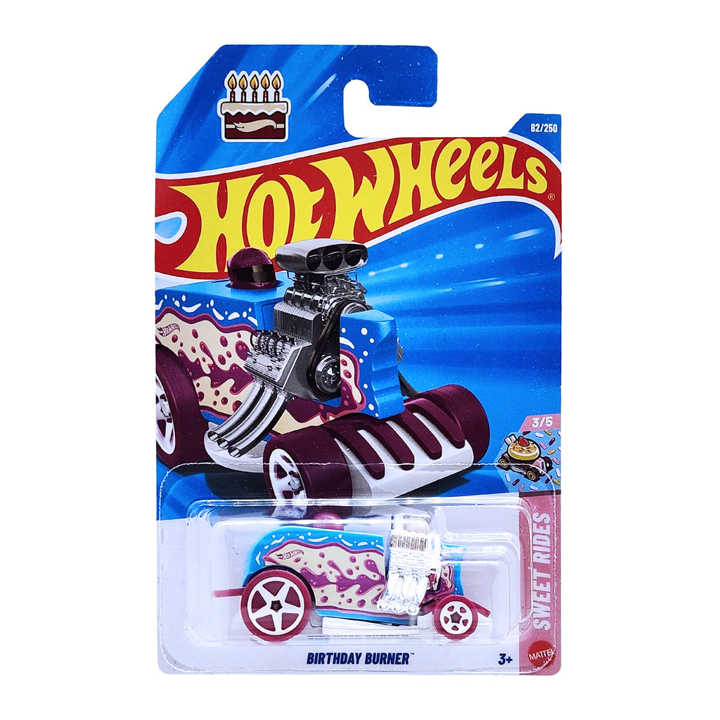 Massy Sweet Rides Hot Wheels Sweet Rides Birthday Burner Cake Car | 1:64 | 1 Station Hub