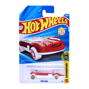 Hot Wheels EXPERIMOTORS | Twin Tags - Red.White (166/250)