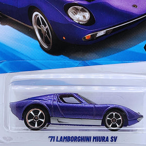 Hot Wheels COOL CLASSICS | '71 Lamborghini Miura SV - Purple (227/250)