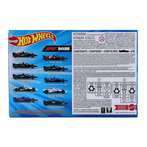 Hot Wheels JMM24 Formula 1 - 10 Piece Set
