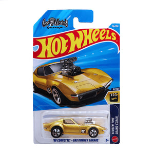 Hot Wheels SCREEN TIME | '68 Corvette - Gas Monkey Garage - Gold (214/250)