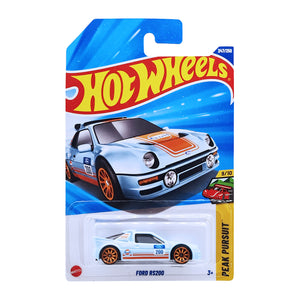 Hot Wheels PEAK PURSUIT | Ford RS200 - Light Blue (247/250)