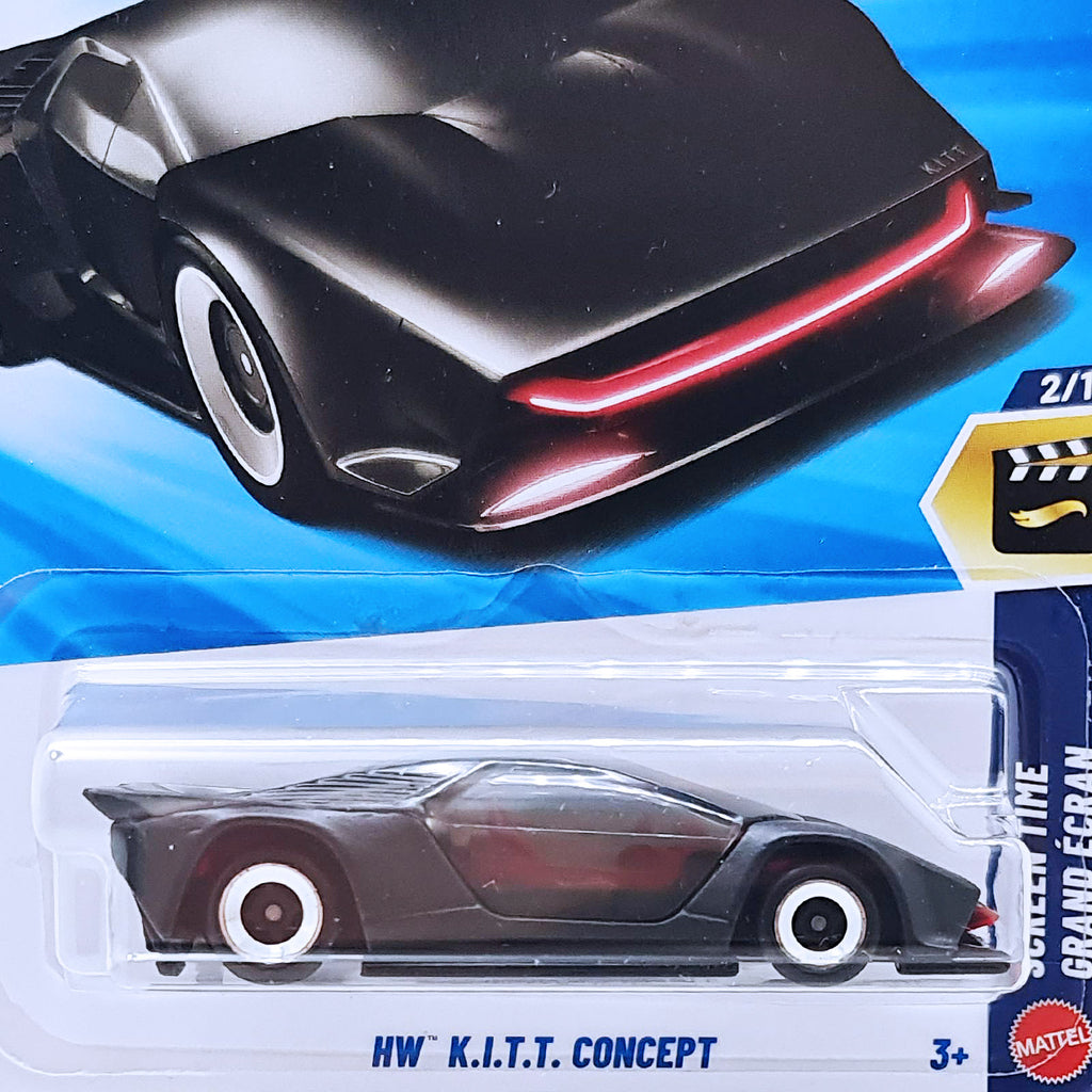 Hot Wheels - K.I.T.T. Super Persuit Mode - HW Screen Time 7/10 - HCV39 - Carte courte - Knight Rider - Pontiac Firebird Trans Am - Mattel 2022 Hot Wheels - K.I.T.T. Super Persuit Mode - HW Screen Time 7/10 - HCV39 - Carte courte - Knight Rider - Pontiac Firebird Trans Am - Mattel 2022