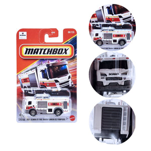 Matchbox 2021 Scania XT Fire Truck - White (08/125)