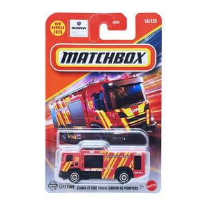 Matchbox Scania XT Fire Truck - Red (58/125)