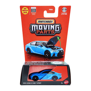 Matchbox Moving Parts | 2024 Lexus IS 500 F Sport - Blue (JHV22)