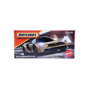 Matchbox DNK70 Power Grab | 2024 Glickenhaus SCG 004 - Gold (117/125) JHP83