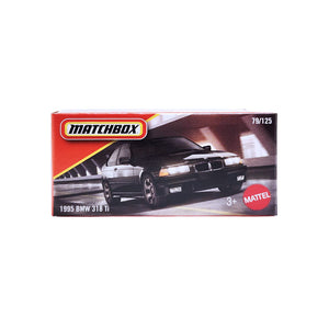 Matchbox DNK70 Power Grab | 1995 BMW 318 Ti - Black (79/125) JHR55