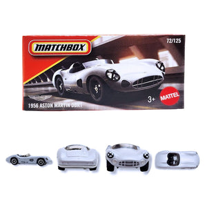 Matchbox DNK70 Power Grab | 1956 Aston Martin DBRT - Grey (72/125) JHR51