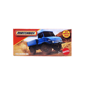 Matchbox DNK70 Power Grab | 1963 Unimog 406 - Blue (81/125) JHP91