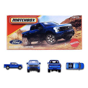 Matchbox DNK70 Power Grab | 2022 Ford F-150 Lightning - Blue (120/125) JHR73