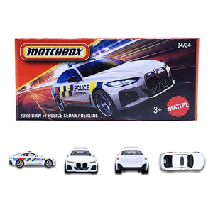 Matchbox DNK70 Power Grab | 2023 BMW i4 Police Sedan