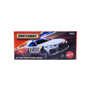 Matchbox Matchbox DNK70 Power Grab - 2023 BMW i4 Police Sedan - White (04/34)
