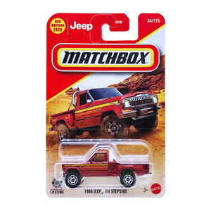 Matchbox 1980 Jeep J10 Stepside - Rust Red (34/125)
