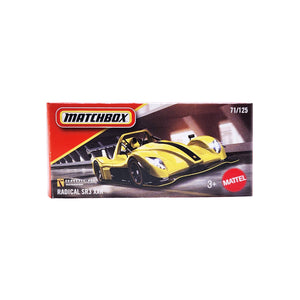 Matchbox DNK70 Power Grab | Radical SR3 XXR - Yellow (71/125) JHR47