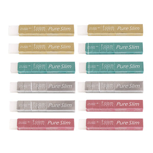 12pcs Sakura Pure Slim Eraser | Assorted Colours