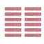 12pcs Sakura Pure Slim Eraser | Pink