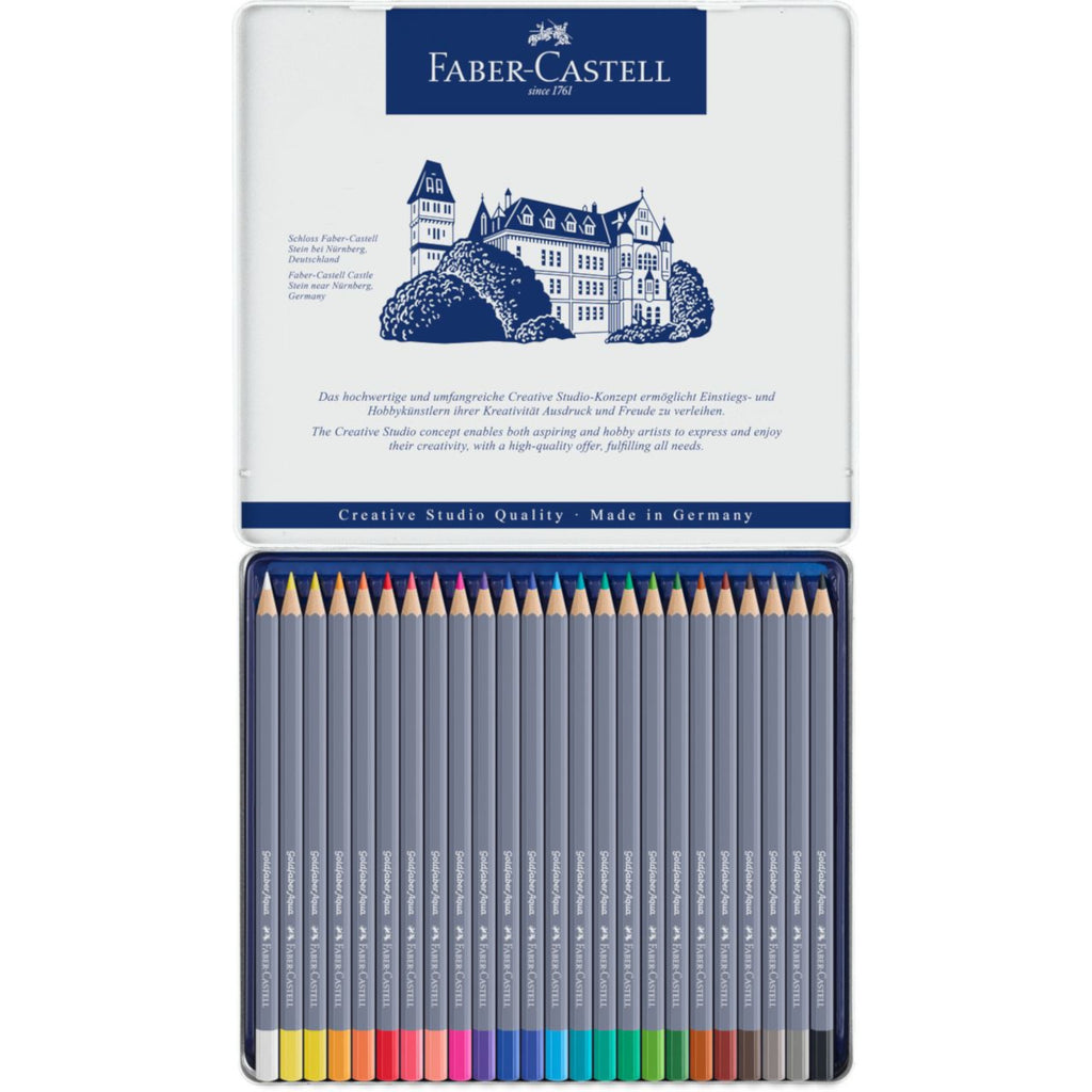 Faber Castell Goldfaber Aqua Watercolour Pencil | Pack of 24