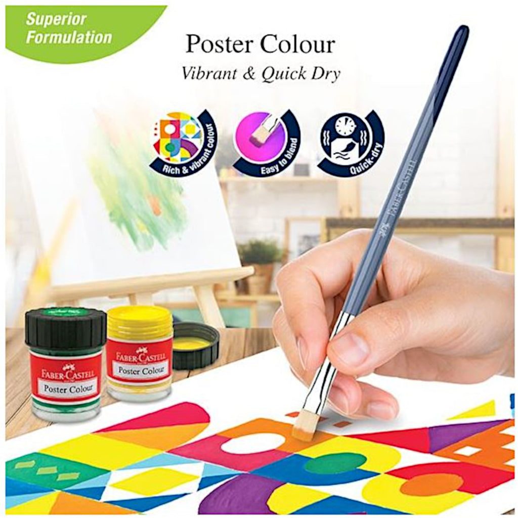 Faber Castell 12 Poster Colour Paint