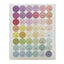 Basic Dots Colourful 1.5cm Round Sticker Sheets - Emoji  - Brights