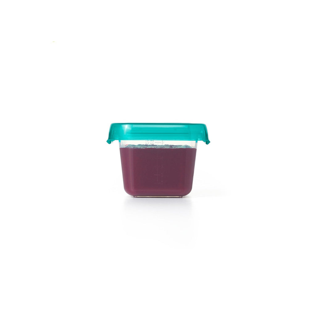 Oxo Tot Baby Blocks Freeser Storage Containers | 4pc 6OZ - Teal