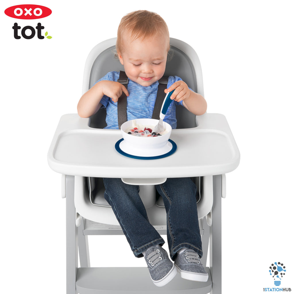 OXO TOT Stick & Stay Suction Bowl - Navy