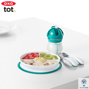 OXO TOT Stick & Stay Suction Plate - Teal