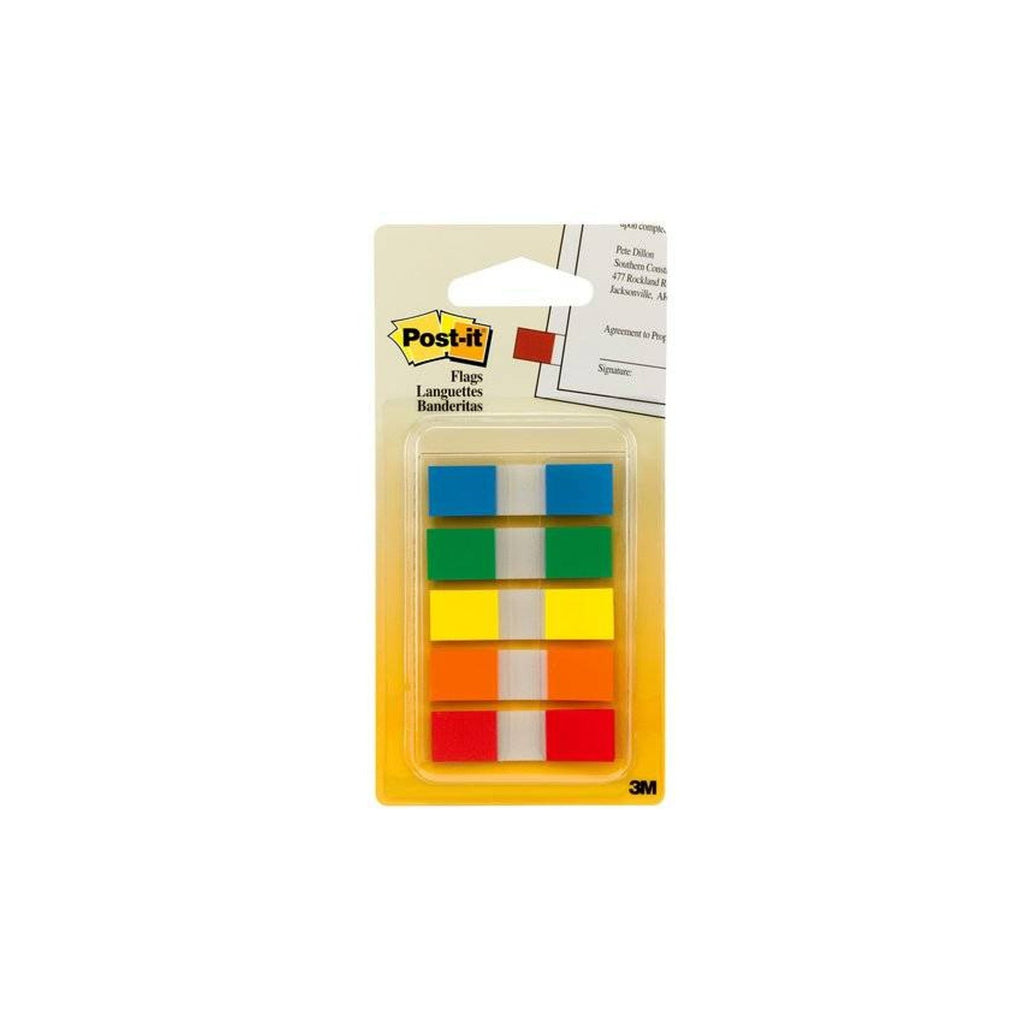 3M Post-it Page Flags | 5 Basic Colours