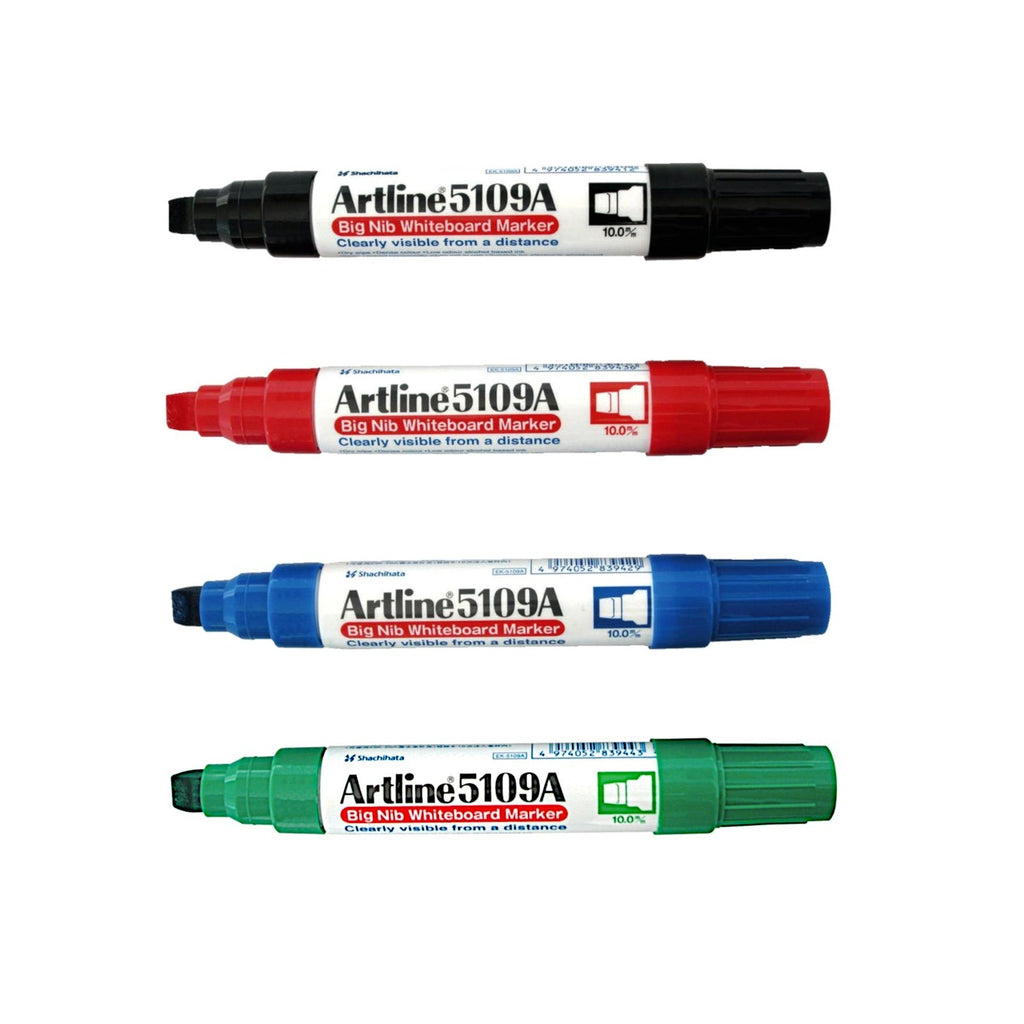 Artline 5109A Whiteboard Marker | 10.0mm Chisel Nib