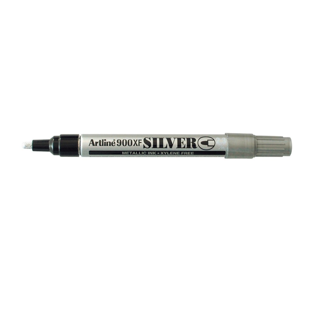 Artline 900XF Metallic Permanent Marker | Silver