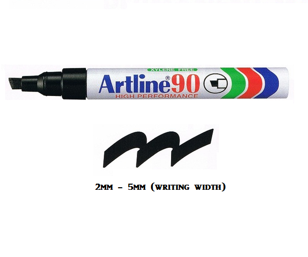 Artline 90 High Performance Permanent Marker | 10 Colour Set
