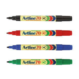 Artline 70 High Performance Permanent Marker | 4 Colour Set